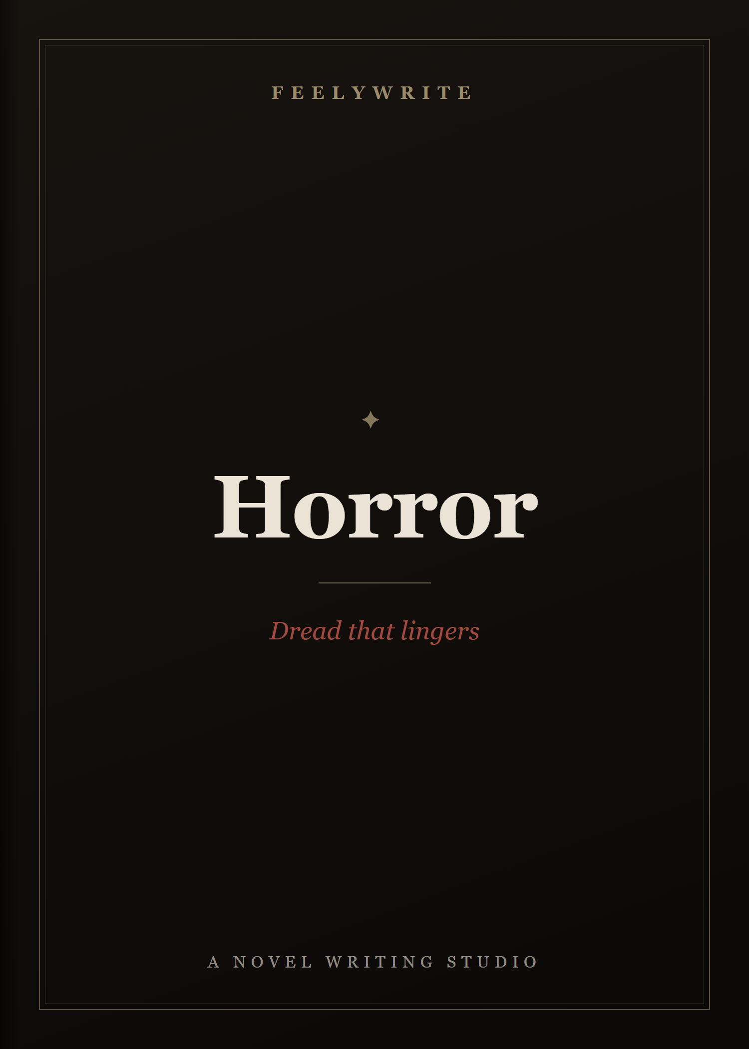 Horror cover